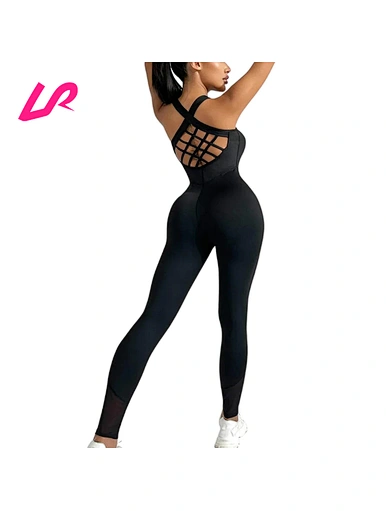 Our cross back jumpsuit combines functionality and style. Made from high-quality materials and designed for a range of activities, it's perfect for your next workout. Shop now!